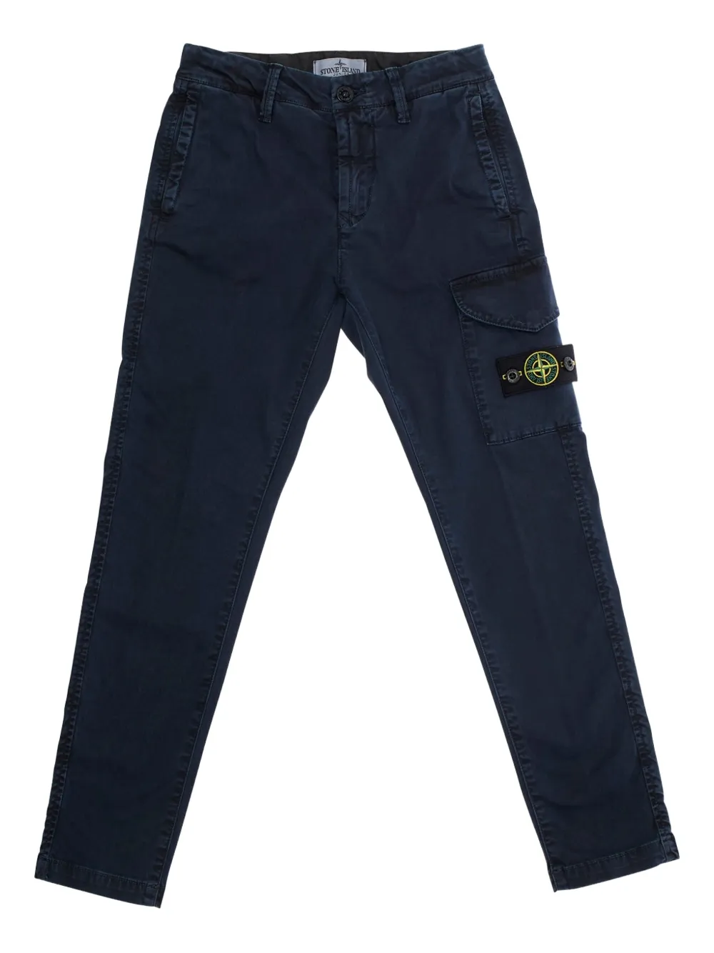 Брюки с карманами-карго Stone Island Junior, синий 
Брюки с карманами-карго Stone Island Junior, синий