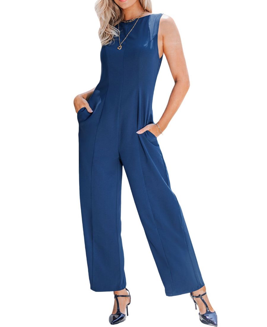 Женский современный рабочий комбинезон с широкими штанинами Cupshe, Dark blue
Женский современный рабочий комбинезон с широкими штанинами Cupshe, Dark blue