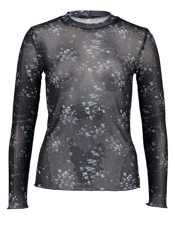 Лонгслив Oui, черный 
Лонгслив Oui, черный