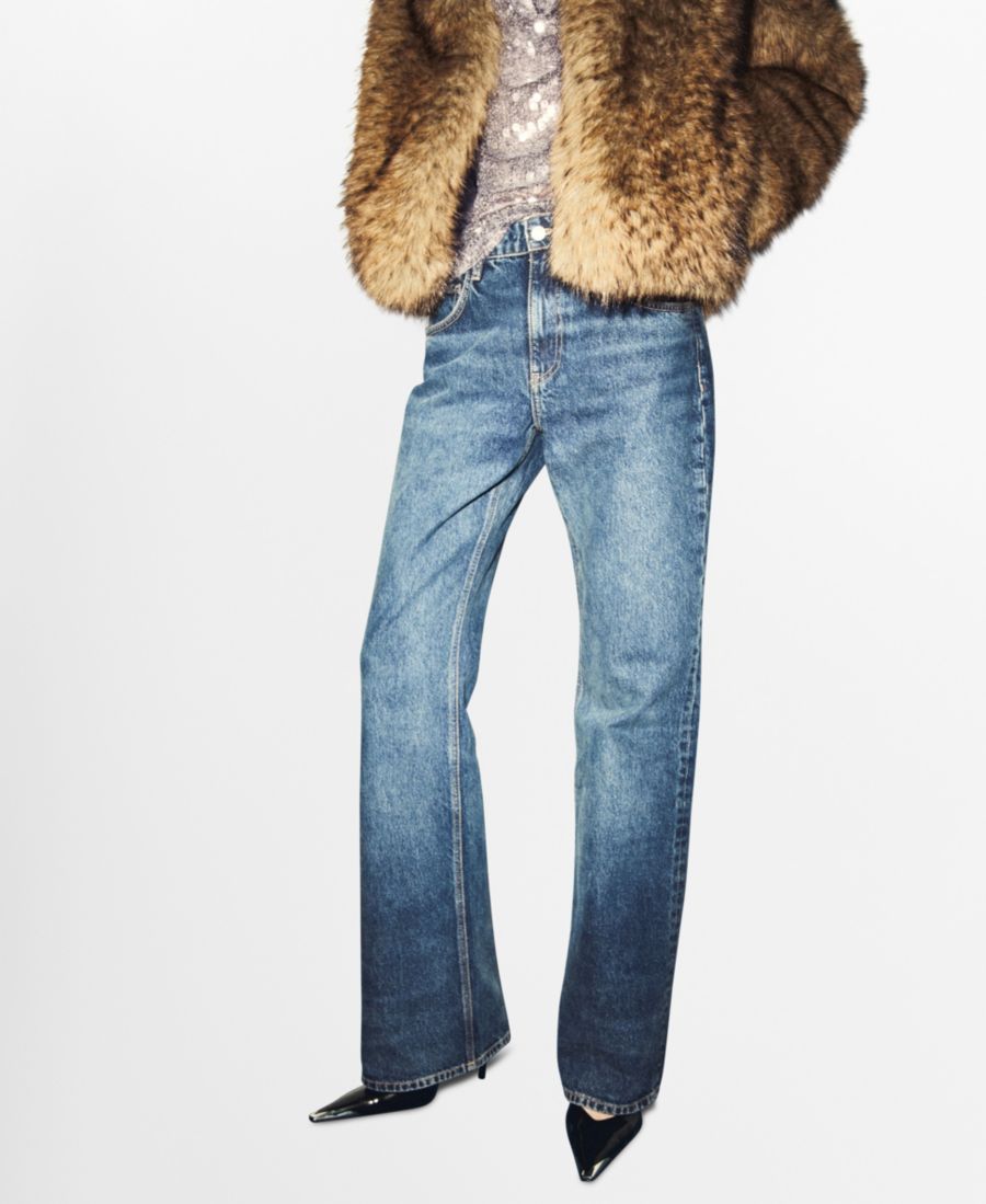 Женские джинсы-клеш с низкой посадкой MANGO, Dark Blue
Женские джинсы-клеш с низкой посадкой MANGO, Dark Blue