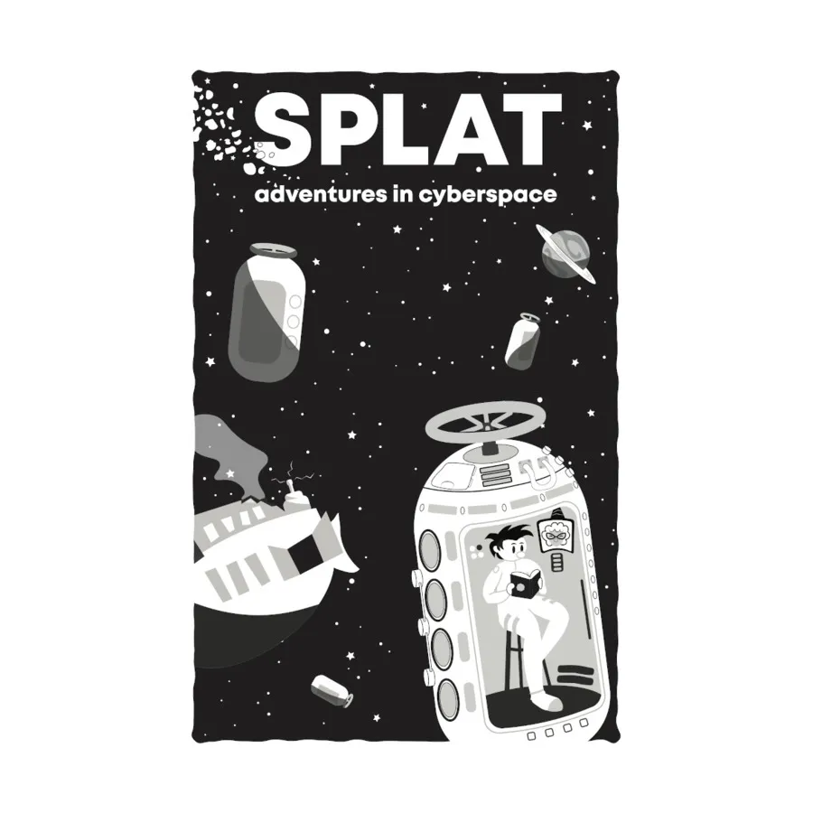 #2 "Adventures in Cyberspace", Splat Magazine, мягкая обложка
#2 "Adventures in Cyberspace", Splat Magazine, мягкая обложка