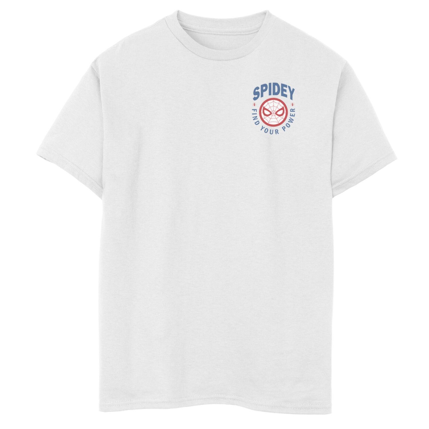 Футболка с рисунком на левой стороне груди для мальчиков 8–20 лет «Marvel Spider-Man Spidey Find Your Power» Marvel
Футболка с рисунком на левой стороне груди для мальчиков 8–20 лет «Marvel Spider-Man Spidey Find Your Power» Marvel