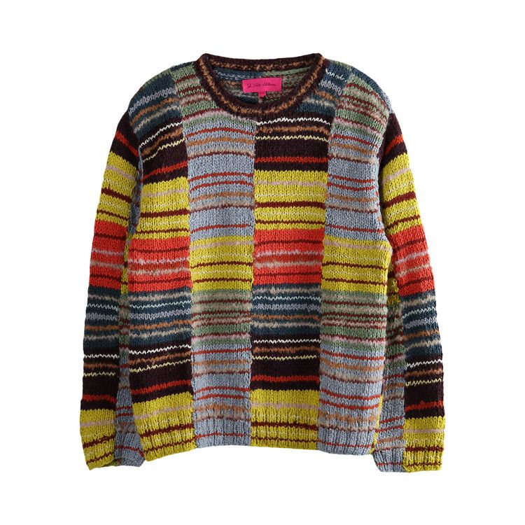 Свитер The Elder Statesman Patchwork Scrap Crew, Multicolor 
Свитер The Elder Statesman Patchwork Scrap Crew, Multicolor