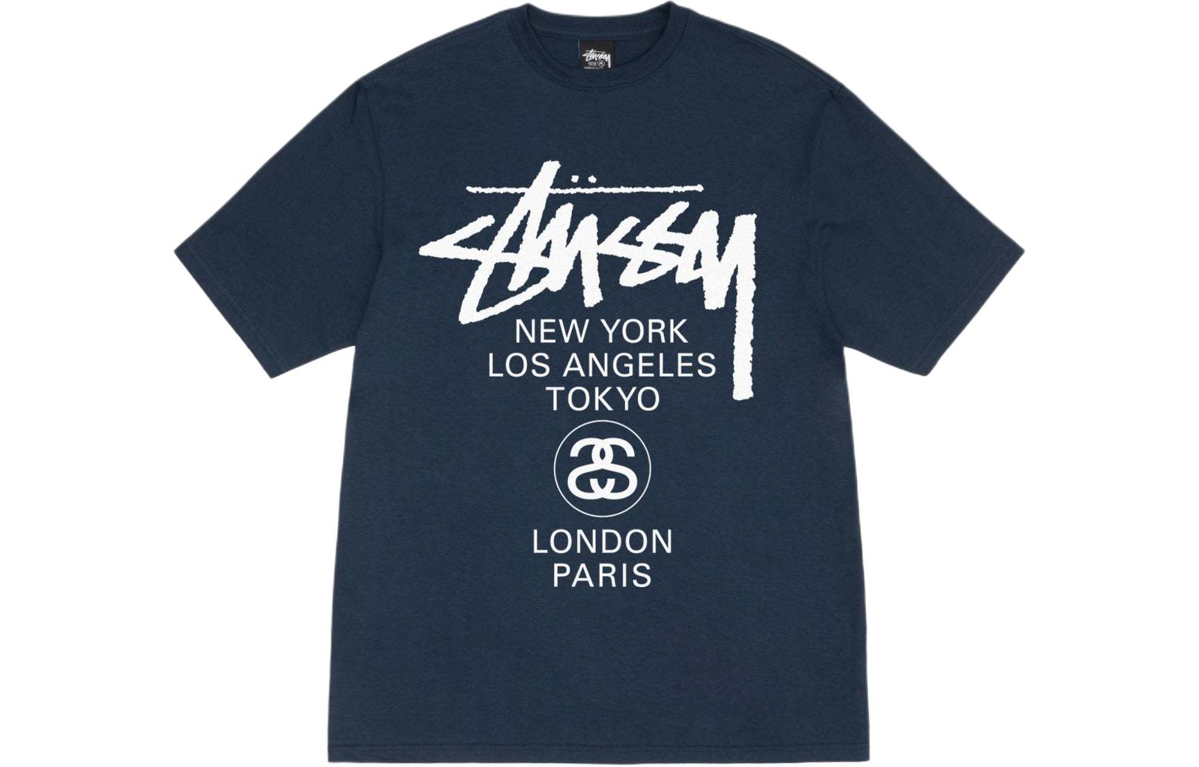 Футболка World Tour Stussy, Морской синий
Футболка World Tour Stussy, Морской синий