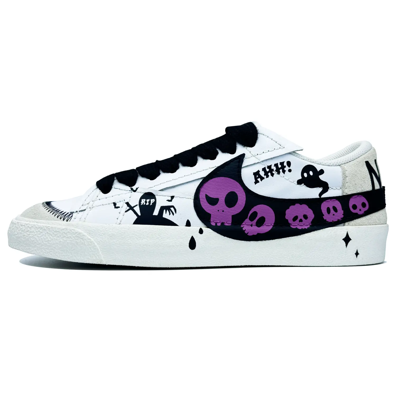 Nike Блейзер противоскользящие и износостойкие легкие низкие скейтерские кроссовки мужские black purple white
Nike Блейзер противоскользящие и износостойкие легкие низкие скейтерские кроссовки мужские black purple white