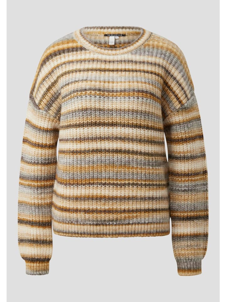 Вязаный свитер 85X0_горчичный QS
Вязаный свитер 85X0_горчичный QS