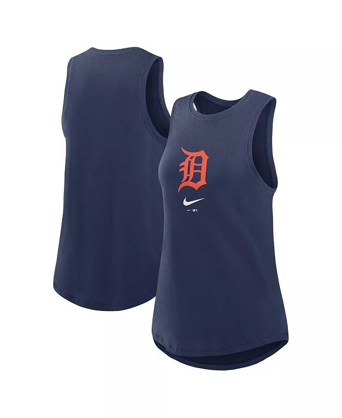 Женская темно-синяя майка Detroit Tigers Legacy Icon с высоким воротом и модной отделкой Nike
Женская темно-синяя майка Detroit Tigers Legacy Icon с высоким воротом и модной отделкой Nike