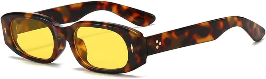 Модные маленькие прямоугольные солнцезащитные очки для женщин в стиле ретро, конфетные цвета, солнцезащитные очки с защитой от УФ-излучения для мужчин, трендовые панк-очки с заклепками UUPTTPL, Leopard Yellow
Модные маленькие прямоугольные солнцезащитные очки для женщин в стиле ретро, конфетные цвета, солнцезащитные очки с защитой от УФ-излучения для мужчин, трендовые панк-очки с заклепками UUPTTPL, Leopard Yellow