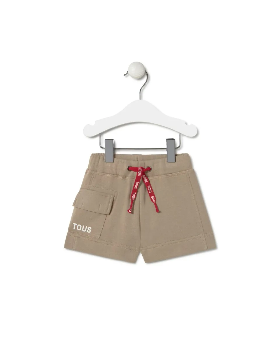 Хлопковые шорты-бермуды для мальчика с боковым карманом-карго Tous, цвет Topo
Хлопковые шорты-бермуды для мальчика с боковым карманом-карго Tous, цвет Topo