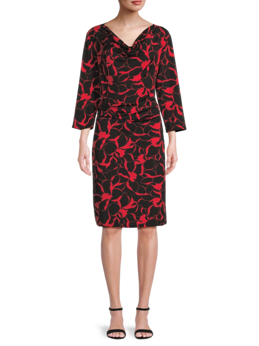 Платье с цветочным принтом и воротником-хомут Tash+Sophie, цвет Black Red
Платье с цветочным принтом и воротником-хомут Tash+Sophie, цвет Black Red