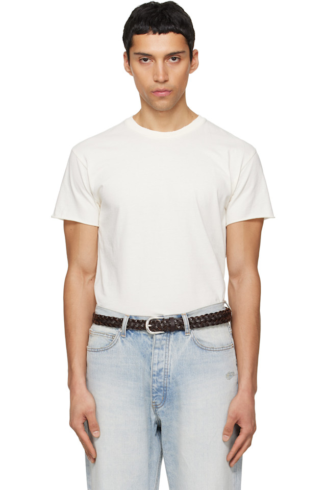 Tonywack Футболка Off-White с необработанными краями, окрашенная методом ручного крашения
Tonywack Футболка Off-White с необработанными краями, окрашенная методом ручного крашения