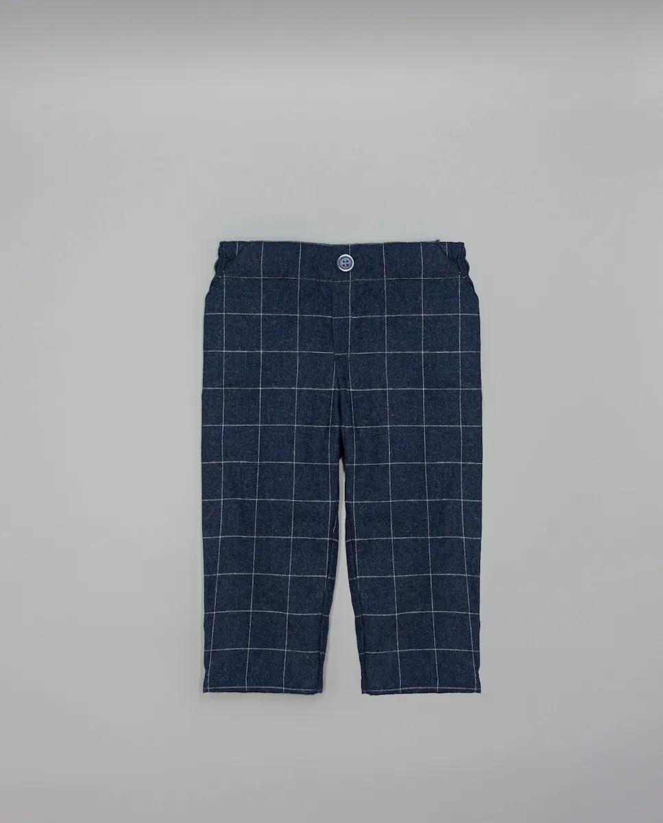 Детские брюки с карманами и пуговицей Fina Ejerique, синий
Детские брюки с карманами и пуговицей Fina Ejerique, синий