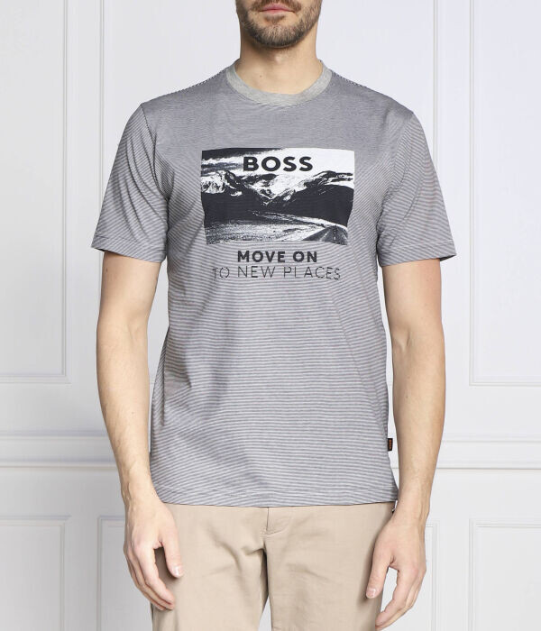 Футболка мужская Boss Orange с принтом на груди, серый
Футболка мужская Boss Orange с принтом на груди, серый