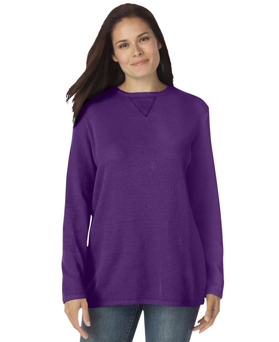 Термотолстовка Plus Size Within из ультрамягкой вафельной ткани Woman Within, Radiant purple
Термотолстовка Plus Size Within из ультрамягкой вафельной ткани Woman Within, Radiant purple