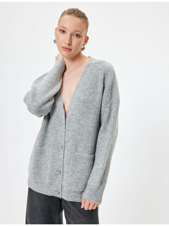 Кардиган KOTON Cardigan, серый
Кардиган KOTON Cardigan, серый