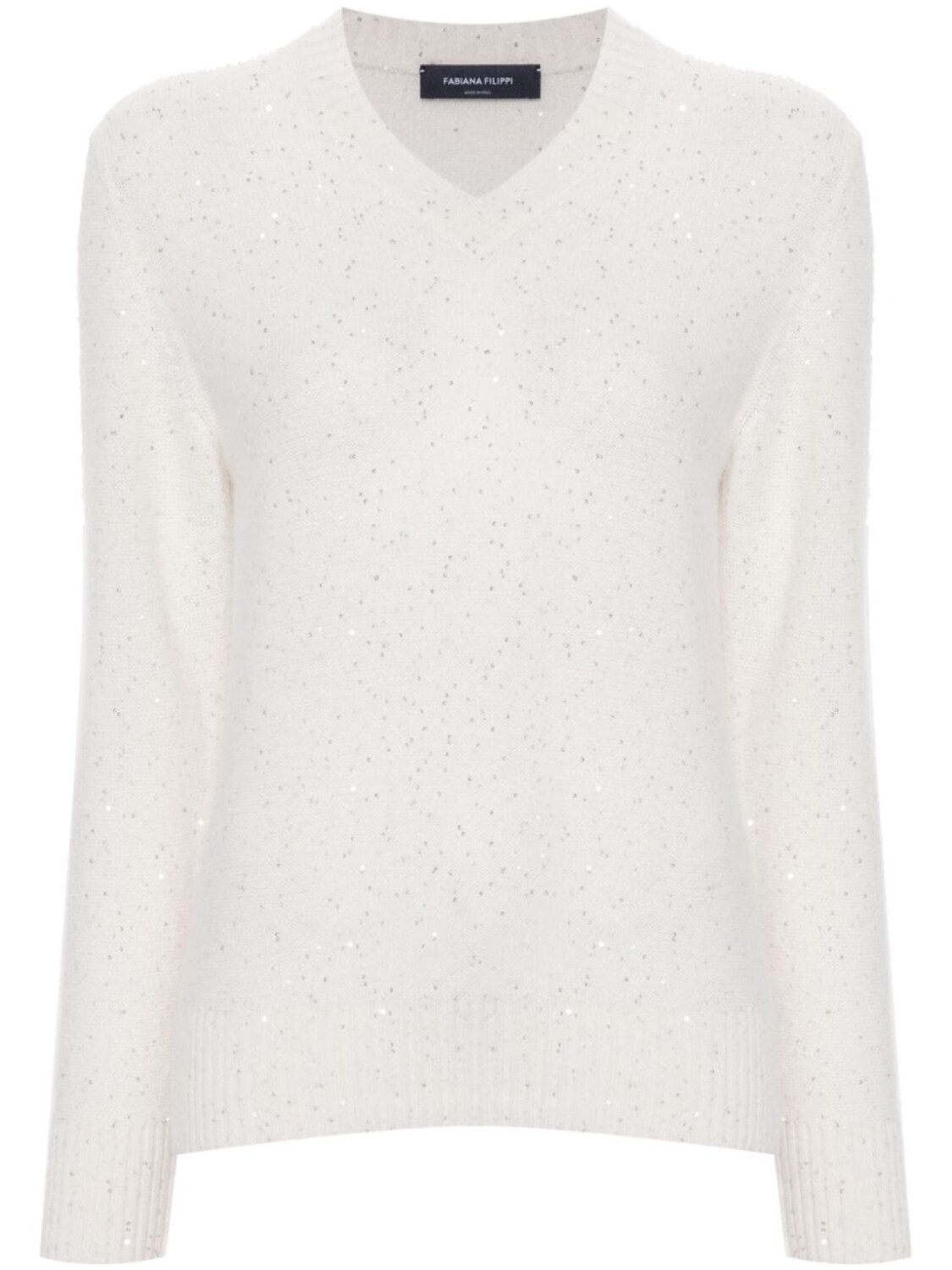 Fabiana Filippi свитер с пайетками, белый
Fabiana Filippi свитер с пайетками, белый