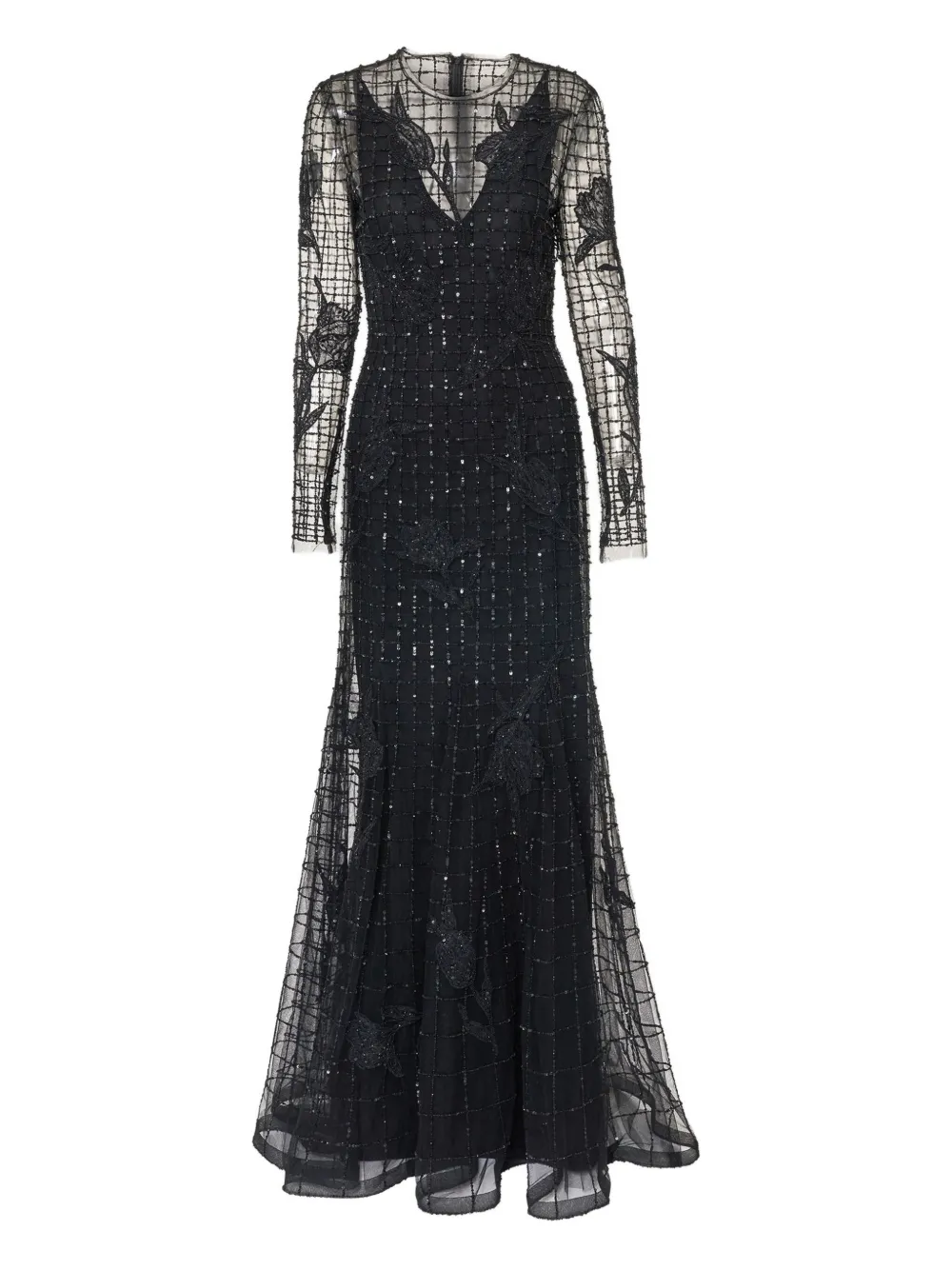 Платье-труба из вышитого тюля Carolina Herrera, черный
Платье-труба из вышитого тюля Carolina Herrera, черный