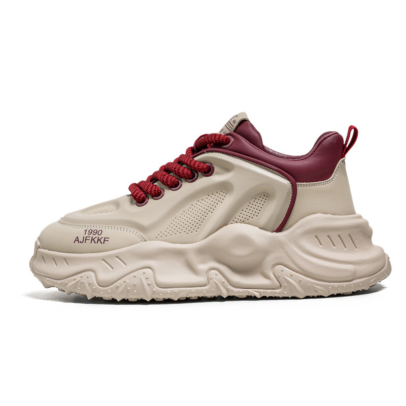 Budding Bear Антискользящие и износостойкие легкие утепленные низкие массивные кроссовки мужские - бежево-красные, цвет Beige Red
Budding Bear Антискользящие и износостойкие легкие утепленные низкие массивные кроссовки мужские - бежево-красные, цвет Beige Red