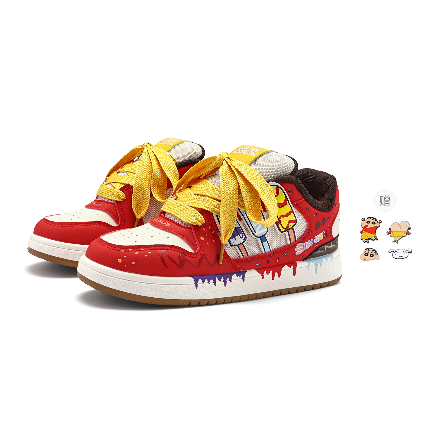 Crayon Shinchan Низкие скейтерские кроссовки унисекс - пламенный жаккард + 2 случайных литых шарма, цвет Flame Brocade+2 Random Drip-Molded Charms
Crayon Shinchan Низкие скейтерские кроссовки унисекс - пламенный жаккард + 2 случайных литых шарма, цвет Flame Brocade+2 Random Drip-Molded Charms