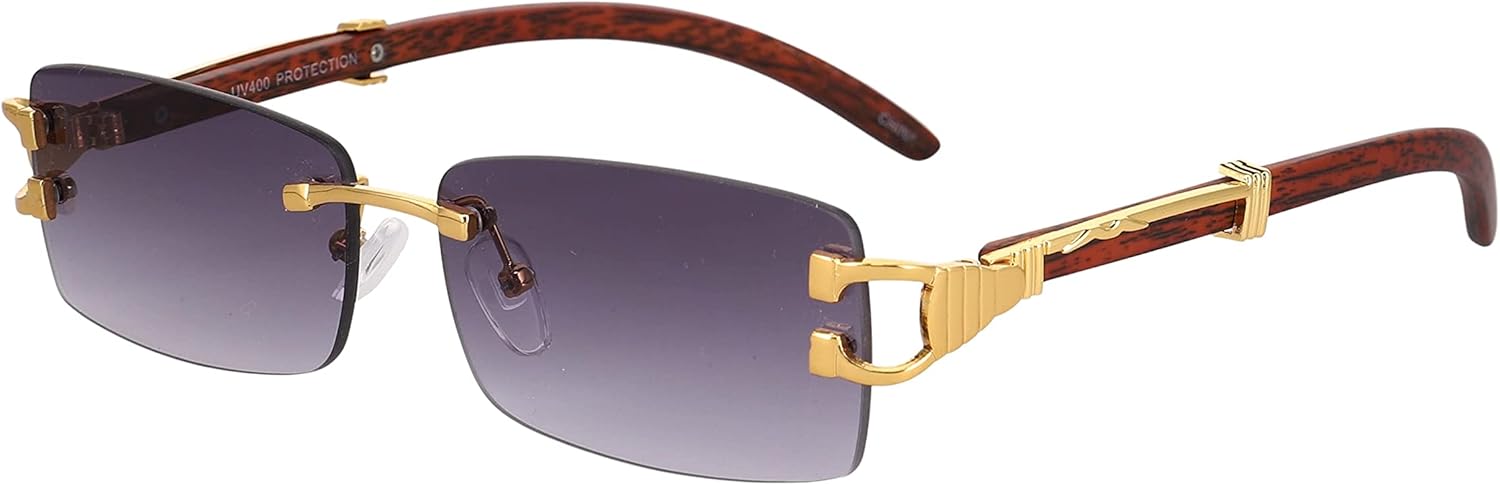 Безупречные - Мужские модные золотистые стильные очки с прозрачными линзами, прямоугольные, в стиле ретро, без оправы, солнцезащитные очки для женщин FLAWLESS EYEWEAR, Black Cherry
Безупречные - Мужские модные золотистые стильные очки с прозрачными линзами, прямоугольные, в стиле ретро, без оправы, солнцезащитные очки для женщин FLAWLESS EYEWEAR, Black Cherry