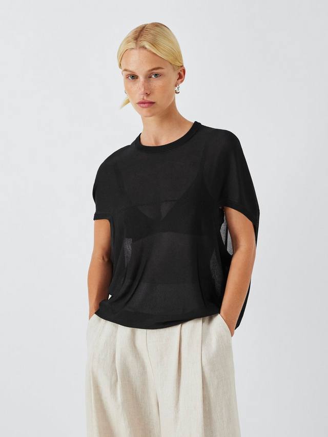 Топ из кругового трикотажа John Lewis, Black
Топ из кругового трикотажа John Lewis, Black