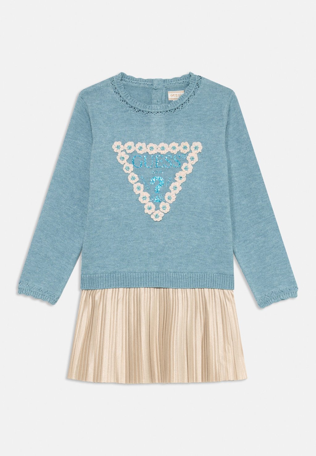 Вязаное платье TODDLERLS MIXED FABRIC DRESS Guess, синий
Вязаное платье TODDLERLS MIXED FABRIC DRESS Guess, синий