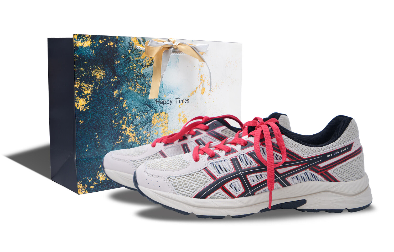 Кроссовки для бега Gel-Contend 4 мужские с низким верхом белый/черный/розовый Asics
Кроссовки для бега Gel-Contend 4 мужские с низким верхом белый/черный/розовый Asics