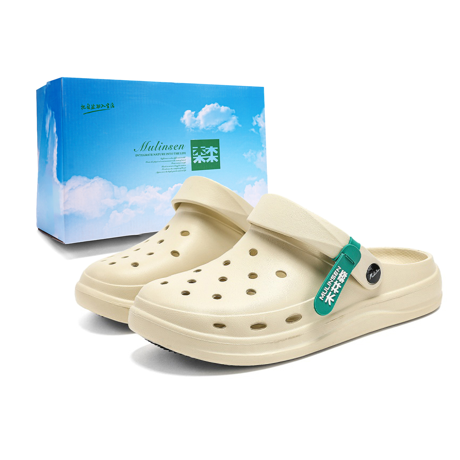 Mulinsen Клоги мужские бежевые, цвет Beige
Mulinsen Клоги мужские бежевые, цвет Beige