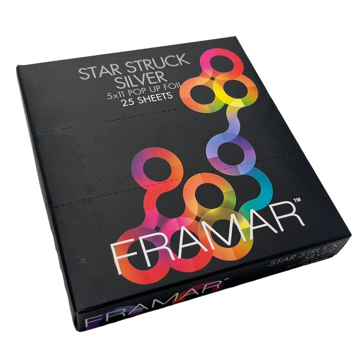 ФРАМАР Парикмахерская фольга в полосках STAR STRUCK SILVER - 25 шт - PU-25SIL Inna
ФРАМАР Парикмахерская фольга в полосках STAR STRUCK SILVER - 25 шт - PU-25SIL Inna
