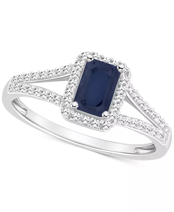 Кольцо с изумрудом (1/2 карата tw) и бриллиантом (1/4 карата tw) из стерлингового серебра (также с рубинами и сапфирами) Macy'S, sapphire
Кольцо с изумрудом (1/2 карата tw) и бриллиантом (1/4 карата tw) из стерлингового серебра (также с рубинами и сапфирами) Macy'S, sapphire