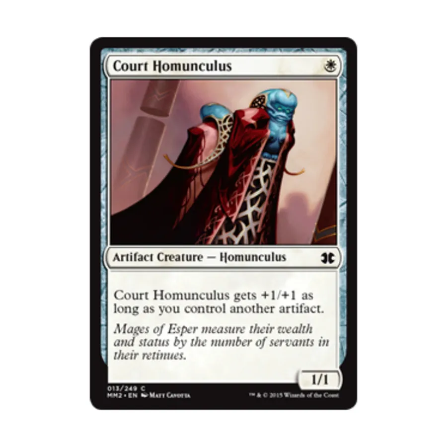 CCG Придворный гомункул (C), MTG - Modern Masters 2015
CCG Придворный гомункул (C), MTG - Modern Masters 2015