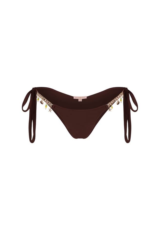 Плавки бикини Seychelles с красивыми маленькими подвесками Moda Minx, цвет coffee
Плавки бикини Seychelles с красивыми маленькими подвесками Moda Minx, цвет coffee
