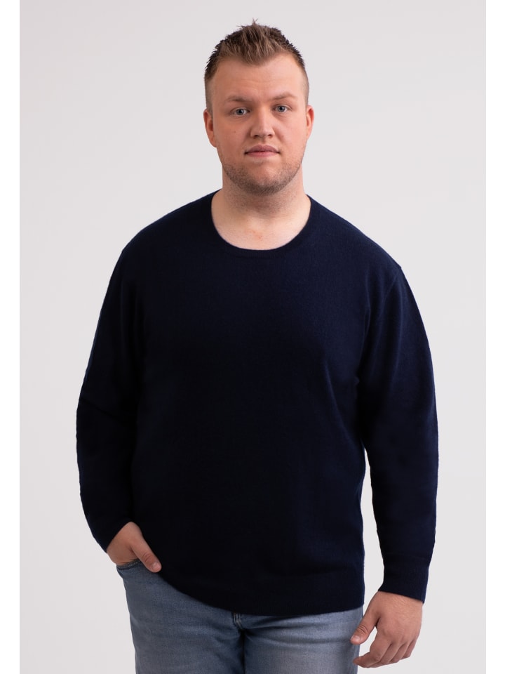 Свитер с круглым вырезом темно-синего цвета CASH-MERE.CH
Свитер с круглым вырезом темно-синего цвета CASH-MERE.CH