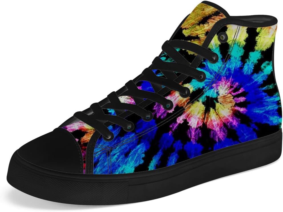 Мужские и женские высокие кеды с узором тай-дай на холщовой ткани, высокие кроссовки на шнуровке, повседневная обувь Chebing, желтый
Мужские и женские высокие кеды с узором тай-дай на холщовой ткани, высокие кроссовки на шнуровке, повседневная обувь Chebing, желтый