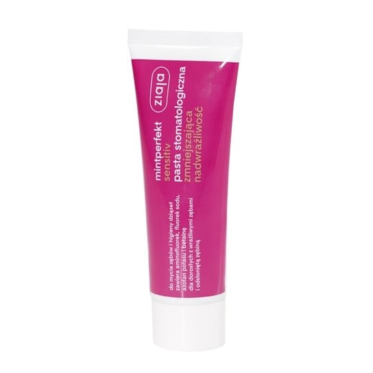 Зубная паста, снижающая гиперчувствительность, 75 мл Ziaja, Mintperfekt Sensitiv 
Зубная паста, снижающая гиперчувствительность, 75 мл Ziaja, Mintperfekt Sensitiv