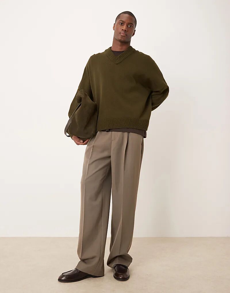 Элегантные широкие брюки со встречными складками спереди и эластичным поясом из норки ASOS DESIGN
Элегантные широкие брюки со встречными складками спереди и эластичным поясом из норки ASOS DESIGN