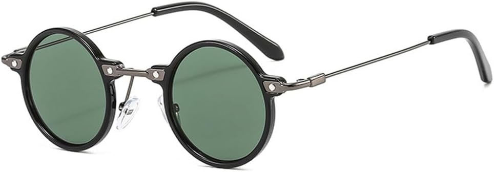 Солнцезащитные очки с защитой UV400 для мужчин и женщин | Панк, маленькие круглые линзы с градиентом | для вождения и занятий спортом на открытом воздухе generic, Black Dark Green
Солнцезащитные очки с защитой UV400 для мужчин и женщин | Панк, маленькие круглые линзы с градиентом | для вождения и занятий спортом на открытом воздухе generic, Black Dark Green