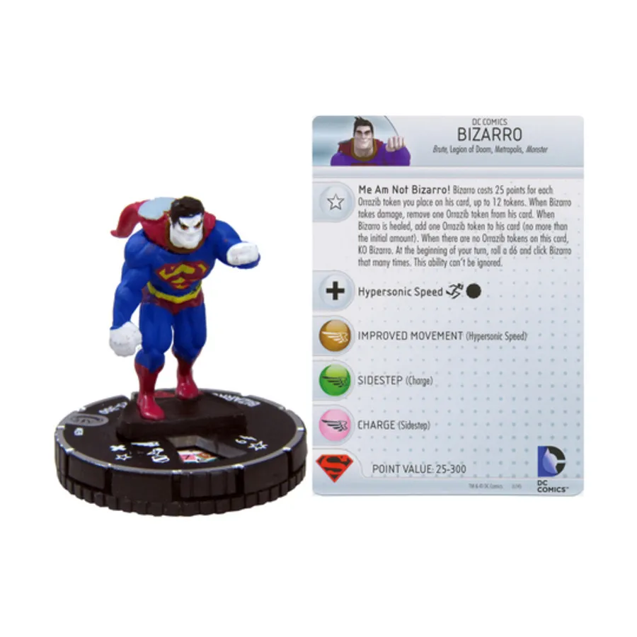 Бизарро #039, DC HeroClix - Superman and the Legion of Superheroes - Singles
Бизарро #039, DC HeroClix - Superman and the Legion of Superheroes - Singles