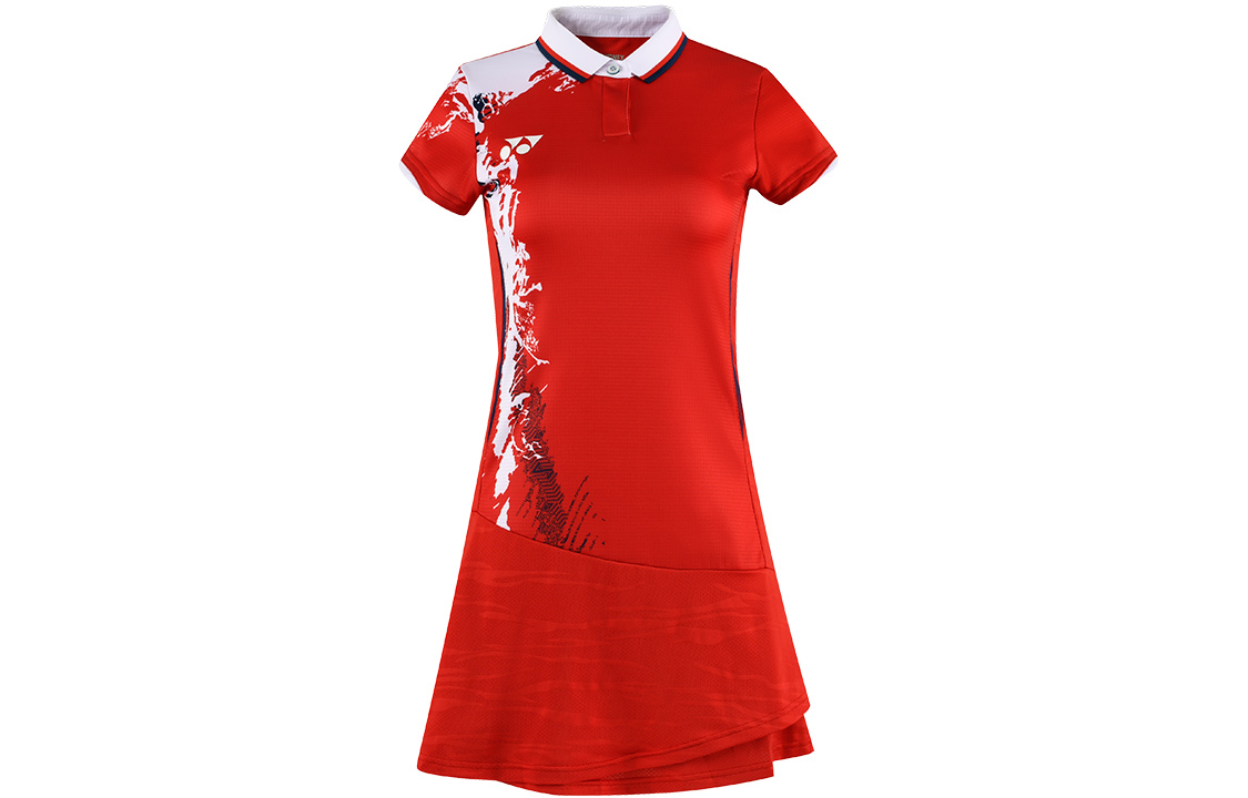 YONEX Короткое платье с коротким рукавом для женщин, красное, Moderate Short
YONEX Короткое платье с коротким рукавом для женщин, красное, Moderate Short