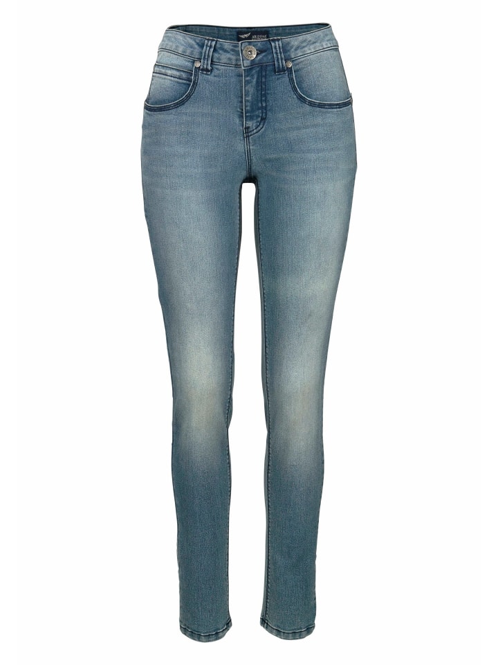 Джинсы скинни синего цвета, ARIZONA
Джинсы скинни синего цвета, ARIZONA