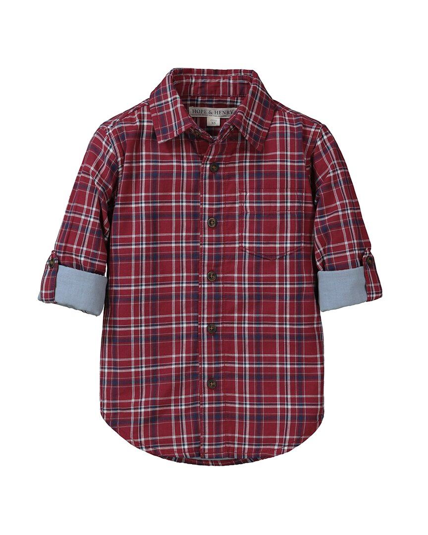 Хоуп & Хенри Двойное плетение Рубашка с закатанными рукавами HOPE & HENRY, красный
Хоуп & Хенри Двойное плетение Рубашка с закатанными рукавами HOPE & HENRY, красный
