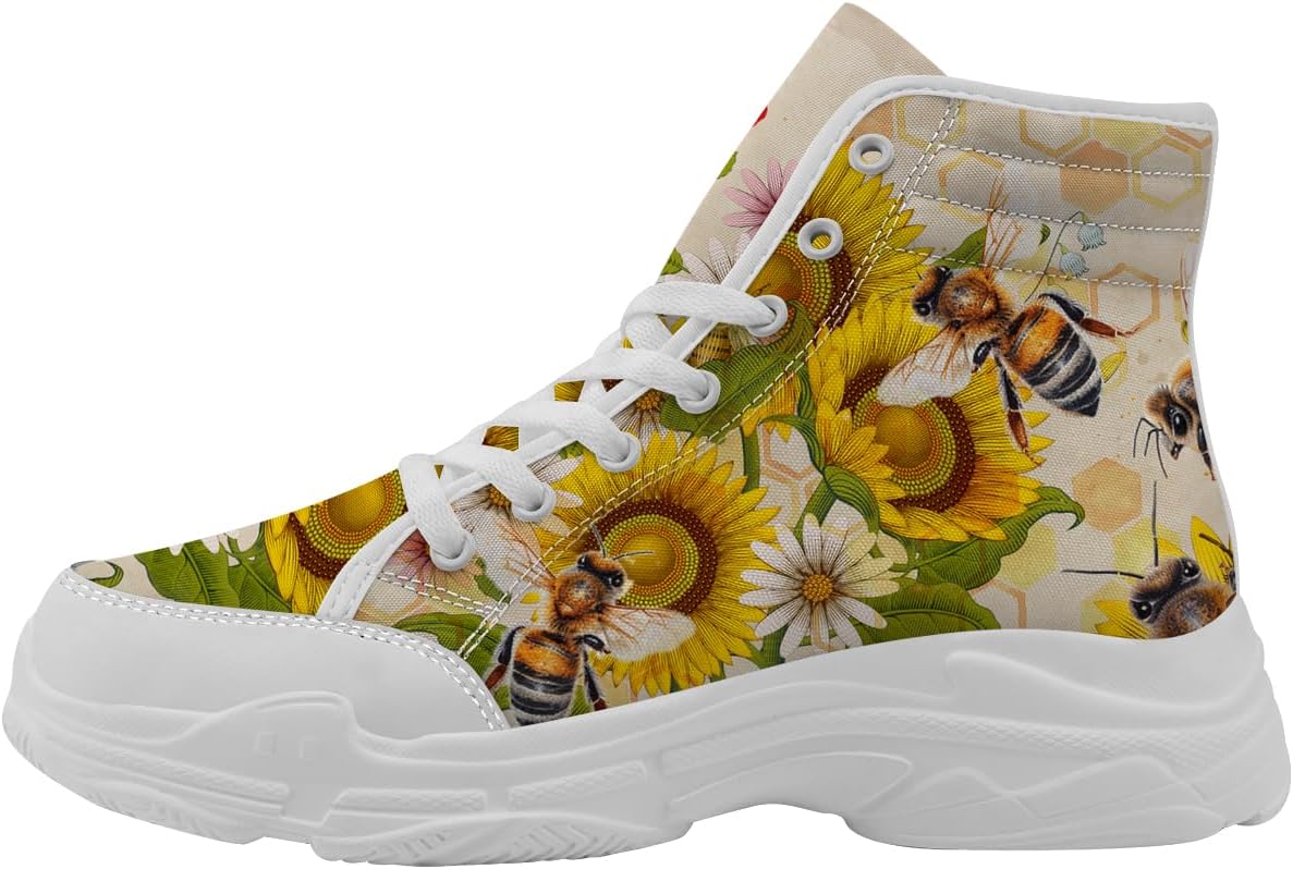 Высокие кеды Bee для женщин и мужчин, на шнуровке, из холщовой ткани, теннисные туфли, подарок для нее и для него Quorax, коричневый
Высокие кеды Bee для женщин и мужчин, на шнуровке, из холщовой ткани, теннисные туфли, подарок для нее и для него Quorax, коричневый