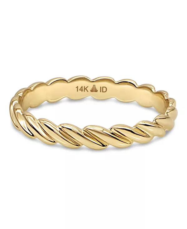 Кольцо в виде витой веревки из 14-каратного золота, вес примерно 100 г Devata, gold
Кольцо в виде витой веревки из 14-каратного золота, вес примерно 100 г Devata, gold