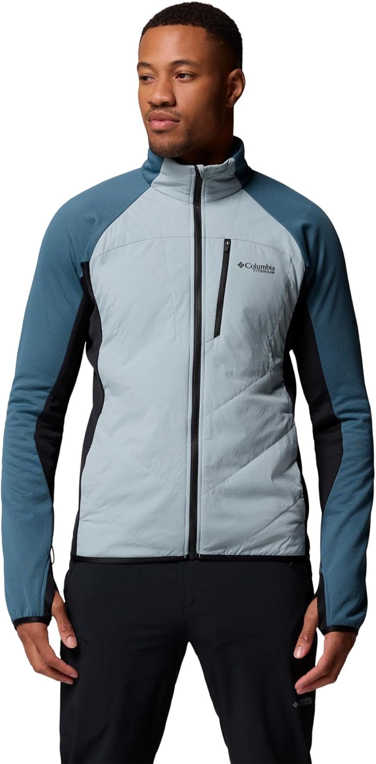 Columbia мужская куртка Arctic Crest Hybrid Full Zip, Crushed Blue/Everblue/Black
Columbia мужская куртка Arctic Crest Hybrid Full Zip, Crushed Blue/Everblue/Black
