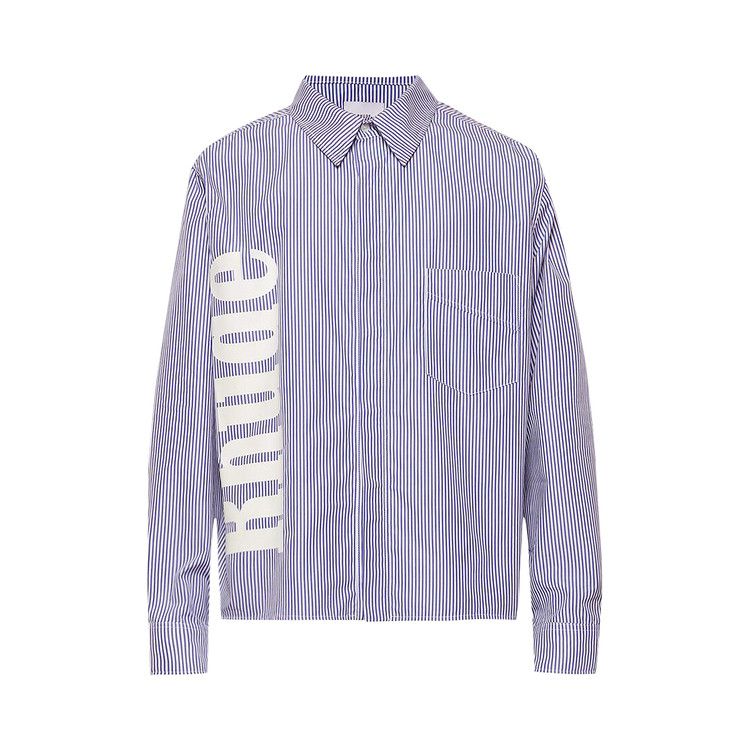 Рубашка Rhude Side Logo Long-Sleeve Shirt, Blue/White
Рубашка Rhude Side Logo Long-Sleeve Shirt, Blue/White