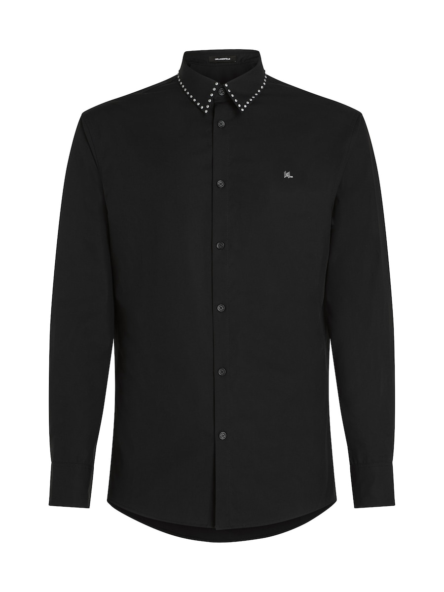 Рубашка на пуговицах классического кроя Karl Lagerfeld Dna, черный
Рубашка на пуговицах классического кроя Karl Lagerfeld Dna, черный