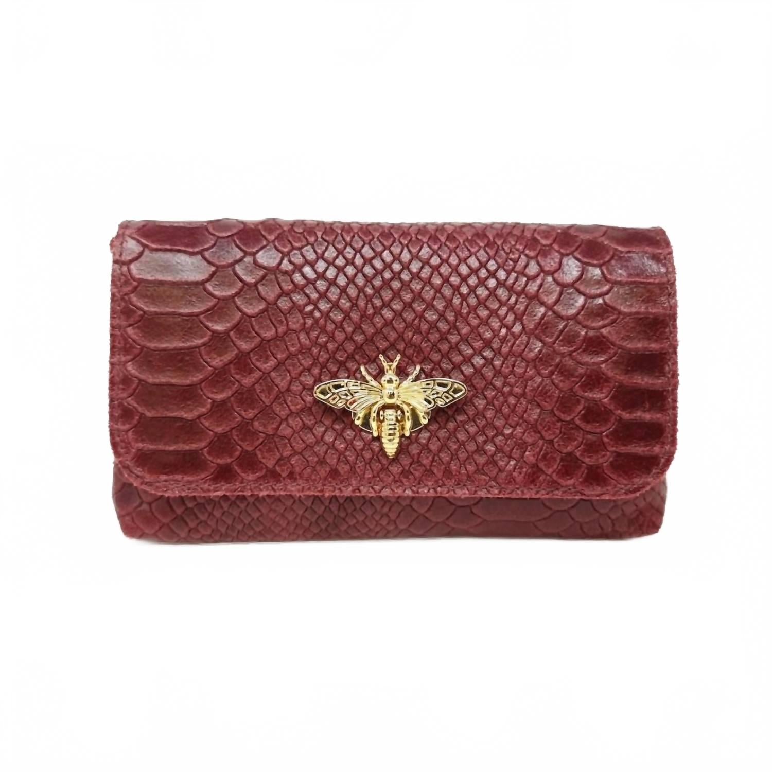 Сумка-бижутерия в бордовом цвете German Fuentes 
Сумка-бижутерия в бордовом цвете German Fuentes