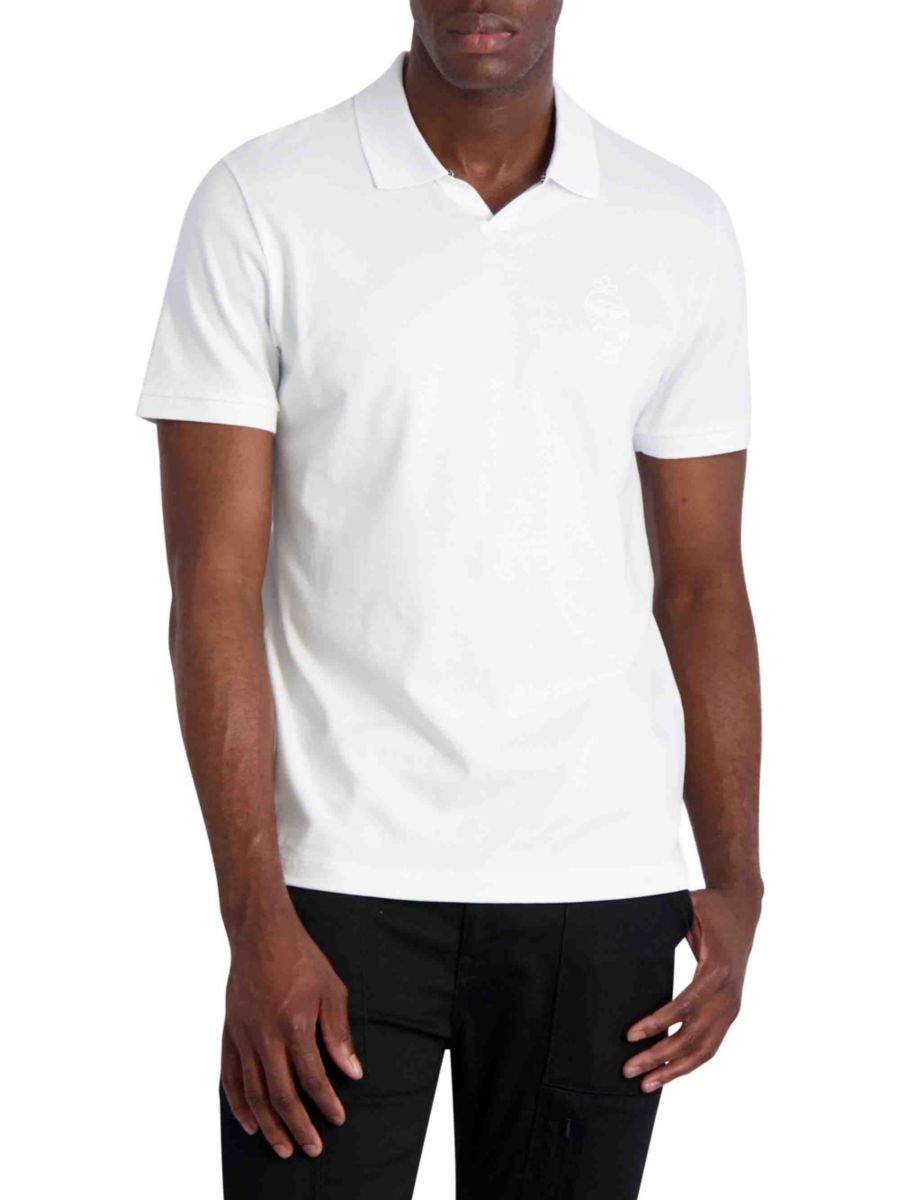 Поло Johnny Collar Knight Pique Karl Lagerfeld Paris, белый
Поло Johnny Collar Knight Pique Karl Lagerfeld Paris, белый