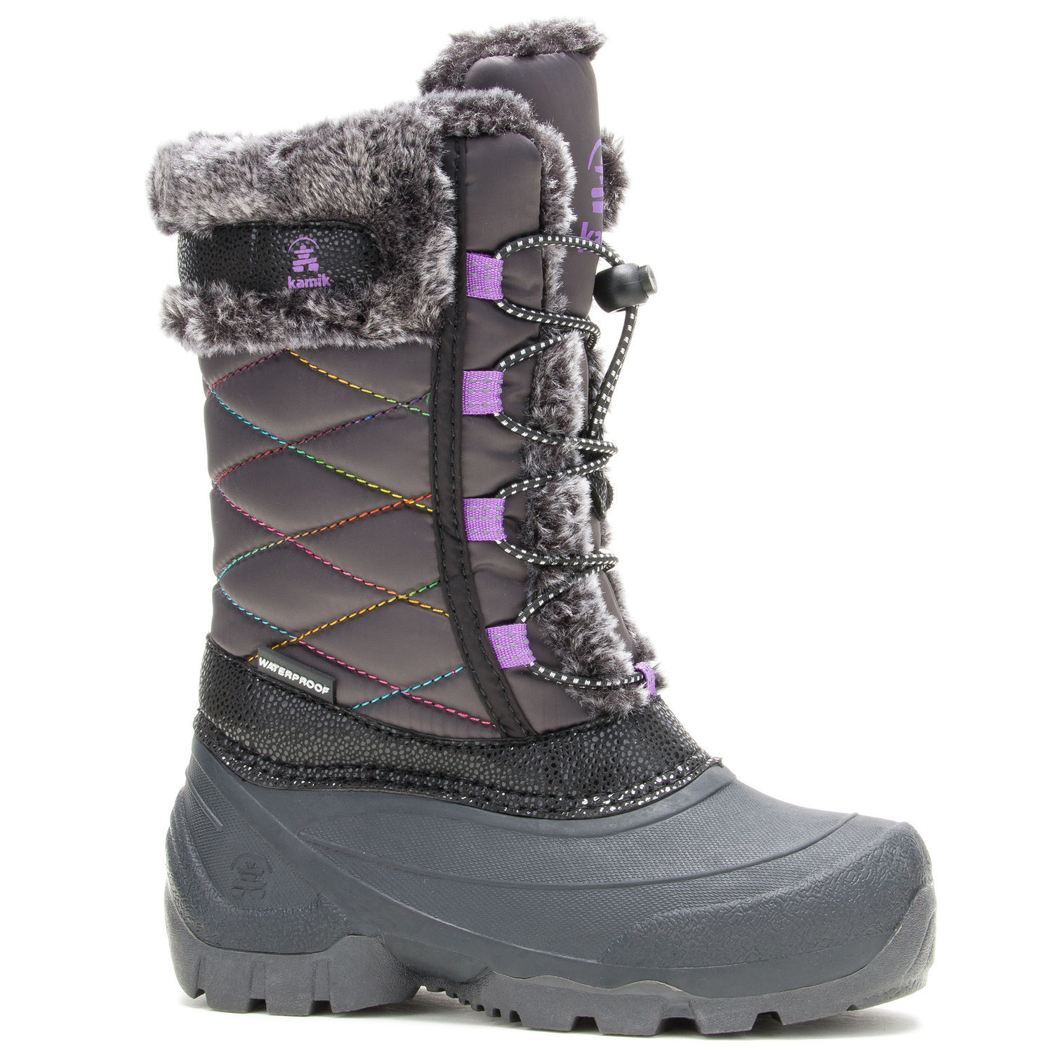 Детские зимние ботинки Star 3 Kamik, Charcoal/Orchid
Детские зимние ботинки Star 3 Kamik, Charcoal/Orchid