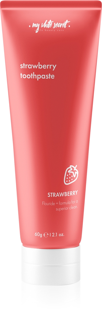 Клубничная зубная паста My White Secret, 60 гр
Клубничная зубная паста My White Secret, 60 гр